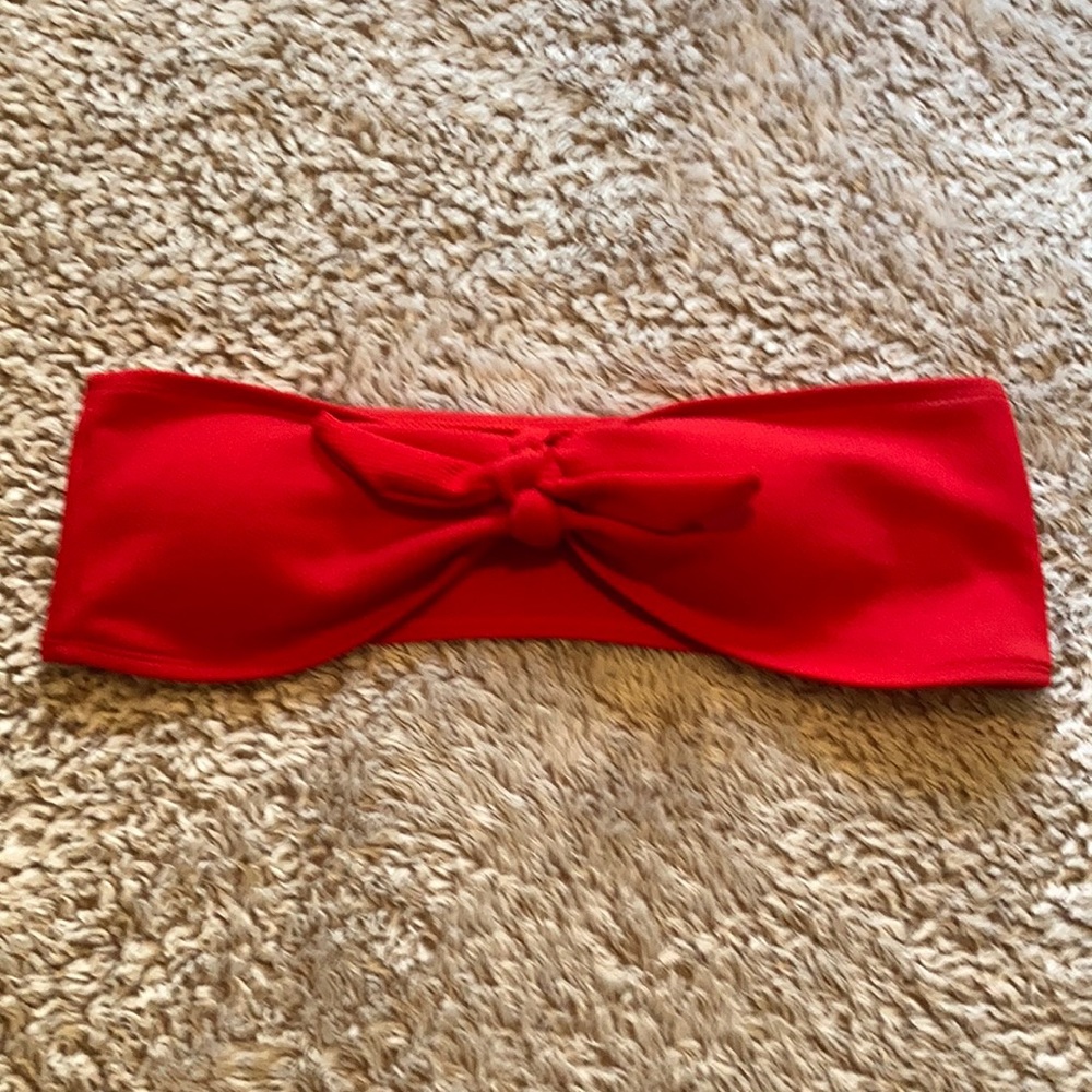 3/$10 ❣️ Zaful red ribbed bikini